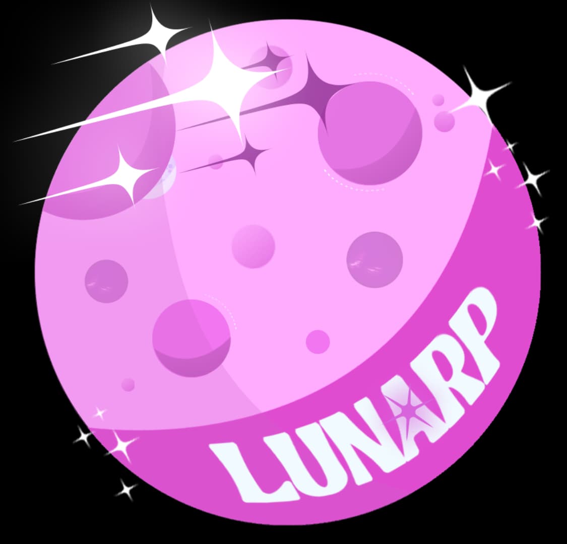 Logo LunaRP — polski serwer FiveM Roleplay
